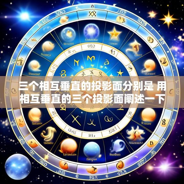 三个相互垂直的投影面分别是 用相互垂直的三个投影面阐述一下三视图的形成过程