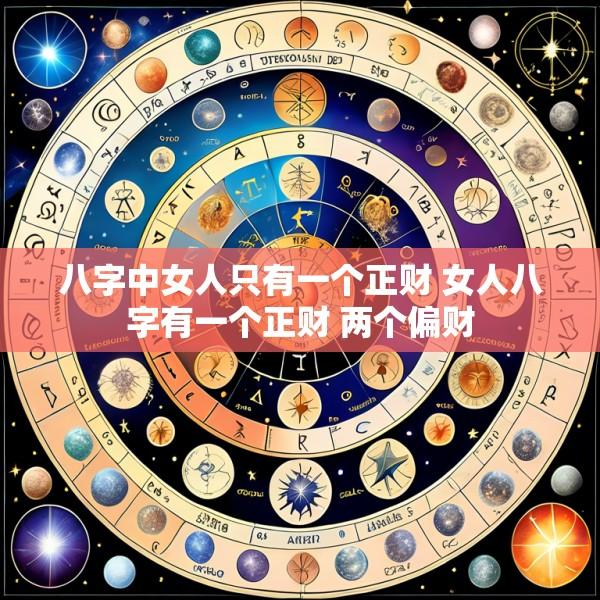 八字中女人只有一个正财 女人八字有一个正财 两个偏财