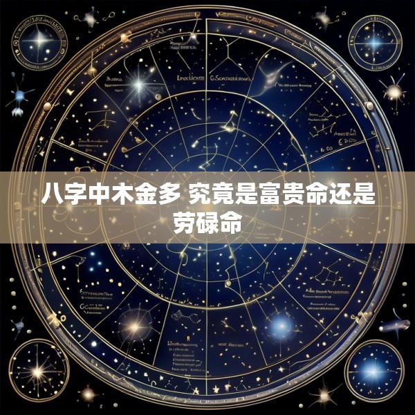 八字中木金多 究竟是富贵命还是劳碌命
