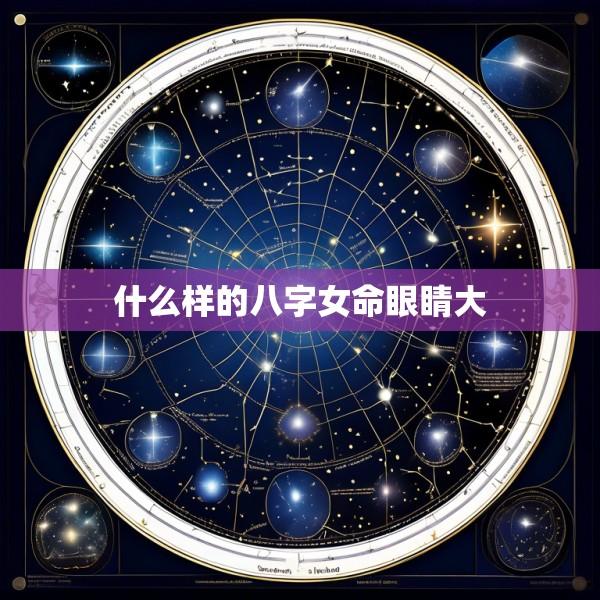 什么样的八字女命眼睛大