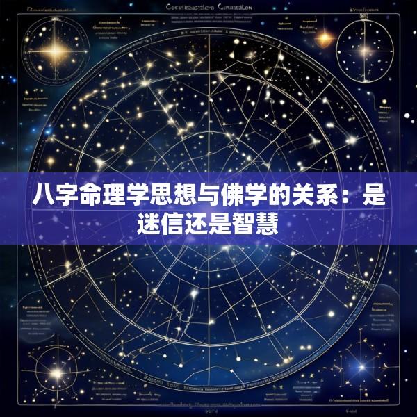 八字命理学思想与佛学的关系：是迷信还是智慧