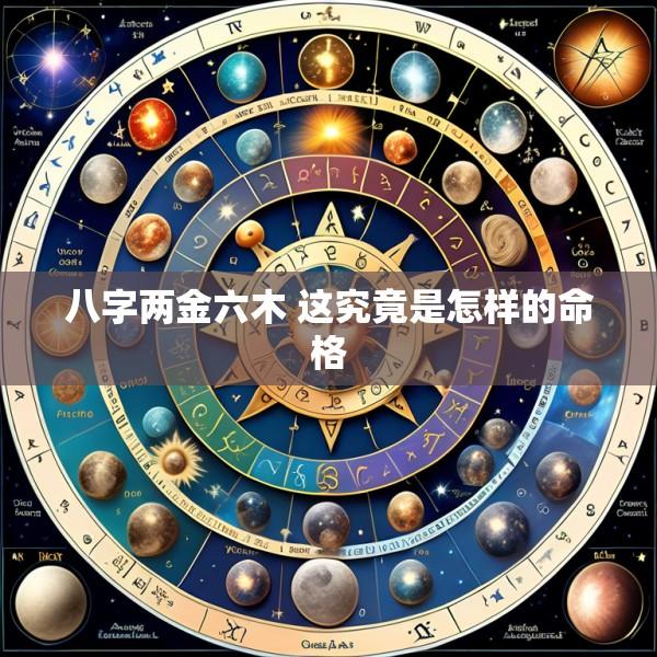 八字两金六木 这究竟是怎样的命格
