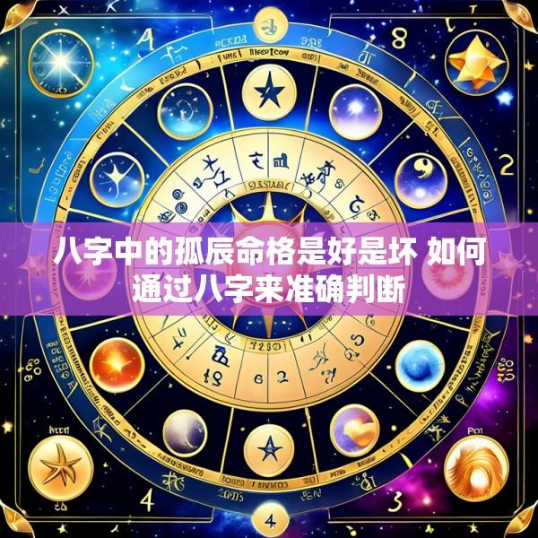 八字中的孤辰命格是好是坏 如何通过八字来准确判断