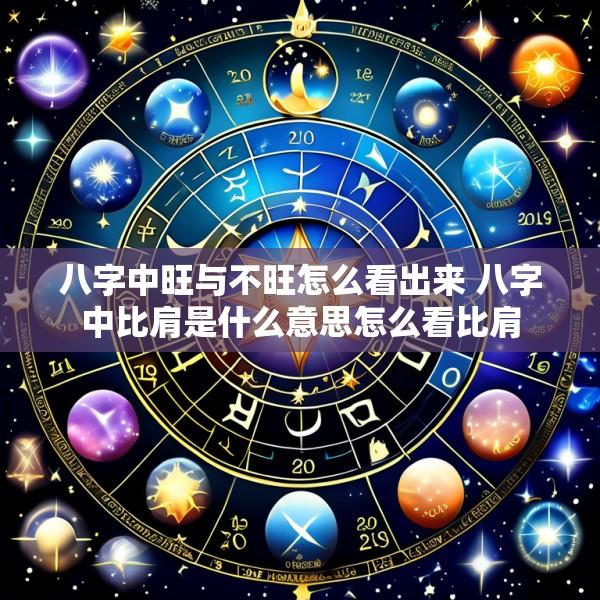 八字中旺与不旺怎么看出来 八字中比肩是什么意思怎么看比肩