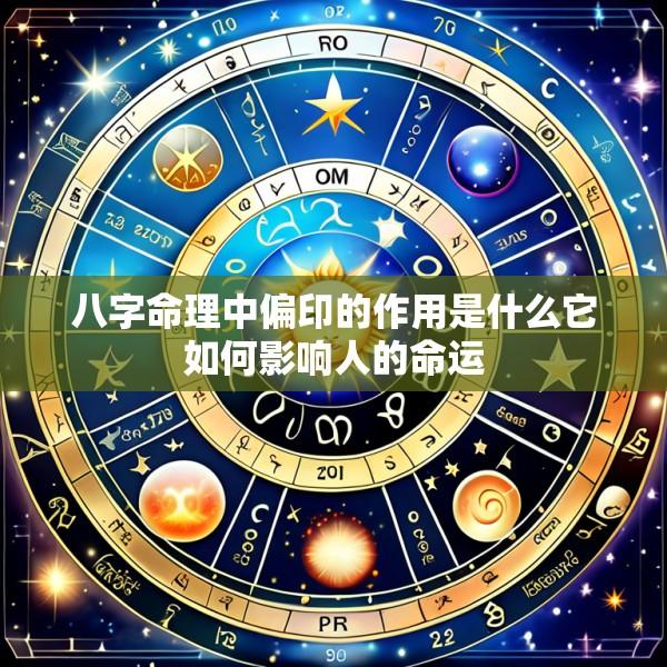 八字命理中偏印的作用是什么它如何影响人的命运