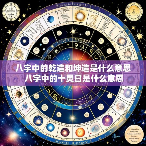 八字中的乾造和坤造是什么意思 八字中的十灵日是什么意思