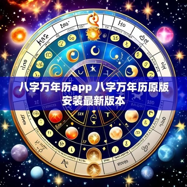 八字万年历app 八字万年历原版安装最新版本
