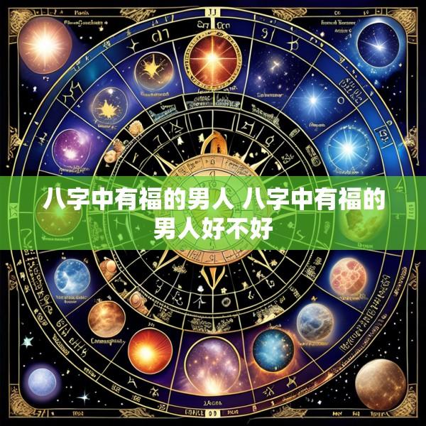 八字中有福的男人 八字中有福的男人好不好