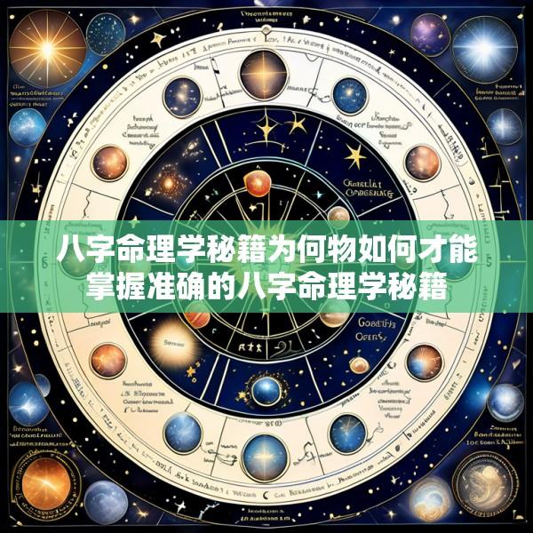 八字命理学秘籍为何物如何才能掌握准确的八字命理学秘籍
