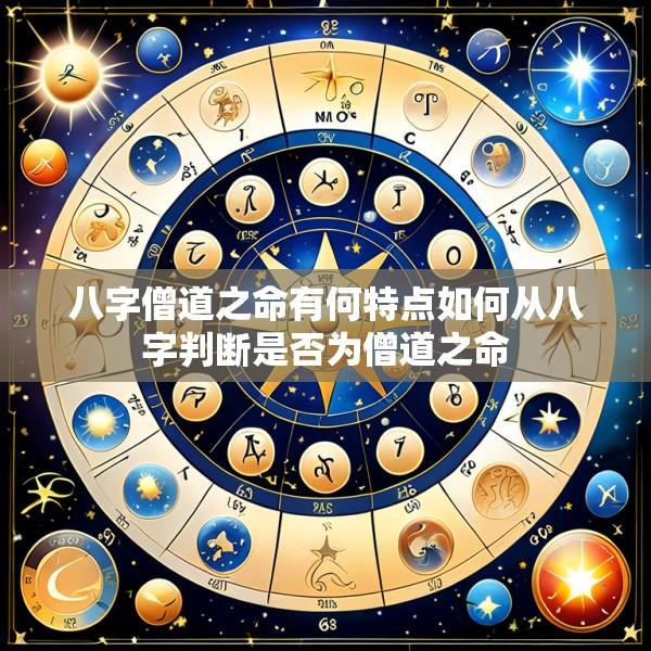 八字僧道之命有何特点如何从八字判断是否为僧道之命