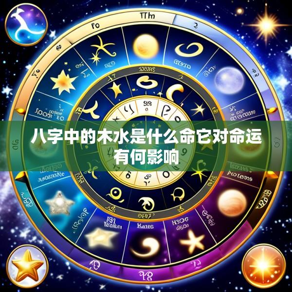 八字中的木水是什么命它对命运有何影响
