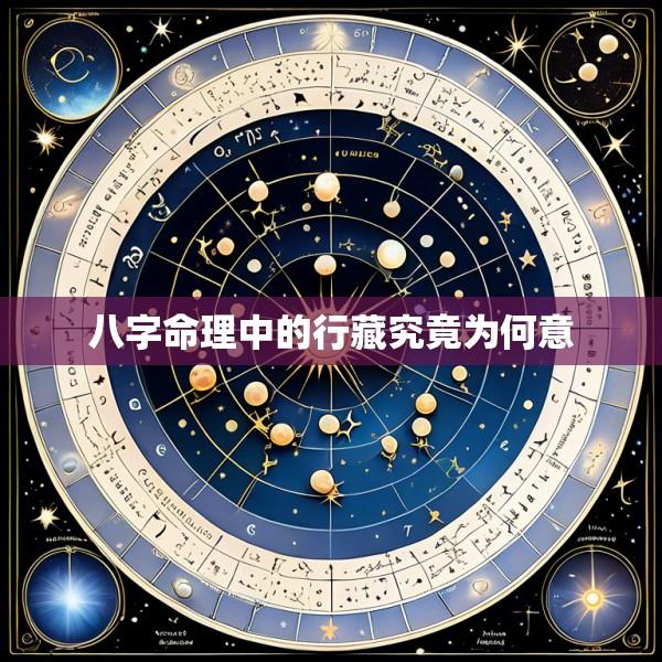 八字命理中的行藏究竟为何意