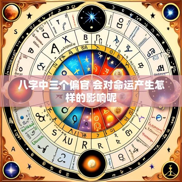 八字中三个偏官 会对命运产生怎样的影响呢
