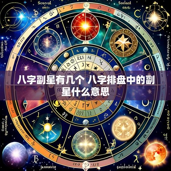 八字副星有几个 八字排盘中的副星什么意思