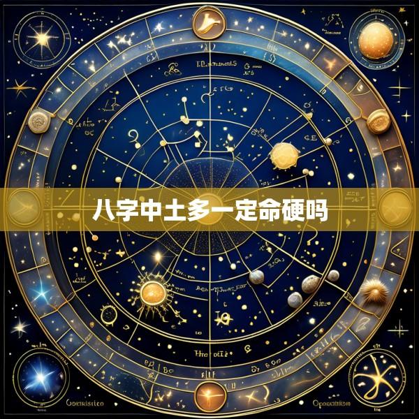 八字中土多一定命硬吗