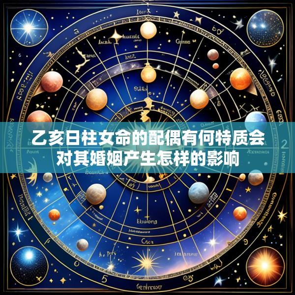 乙亥日柱女命的配偶有何特质会对其婚姻产生怎样的影响