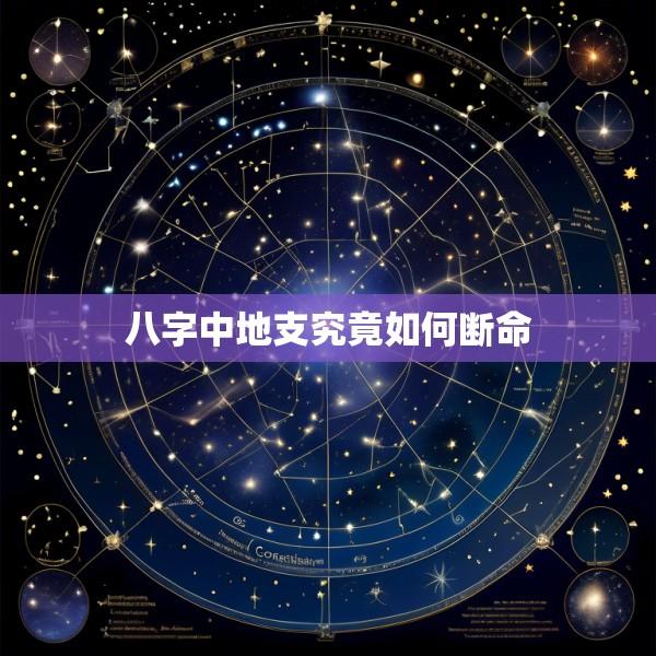 八字中地支究竟如何断命