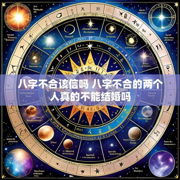 八字不合该信吗 八字不合的两个人真的不能结婚吗