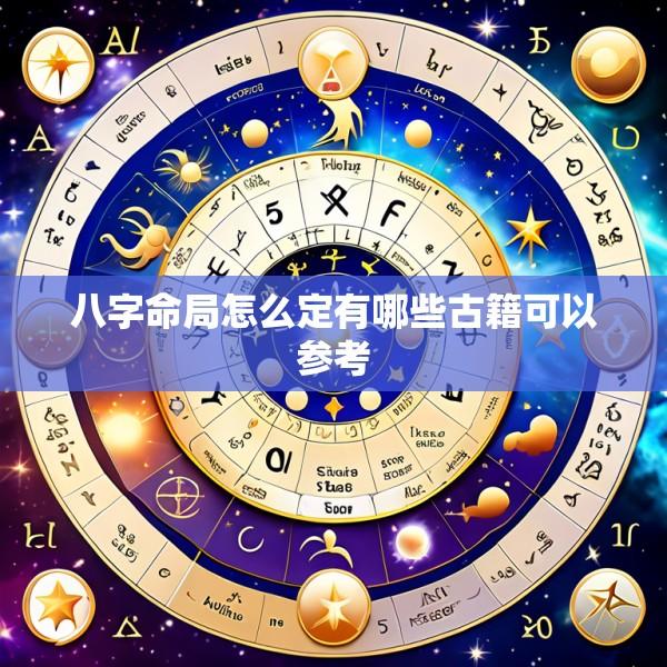 八字命局怎么定有哪些古籍可以参考