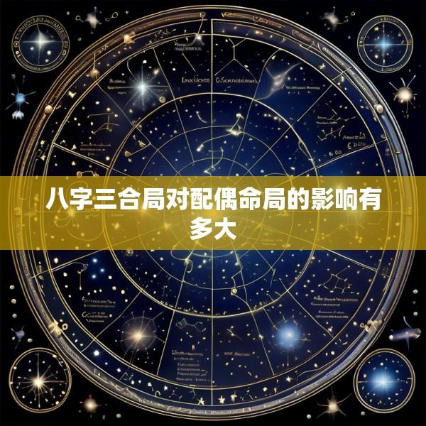 八字三合局对配偶命局的影响有多大