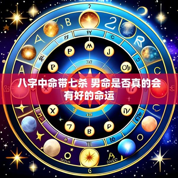 八字中命带七杀 男命是否真的会有好的命运