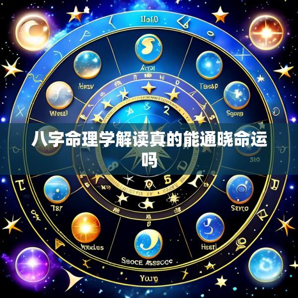 八字命理学解读真的能通晓命运吗