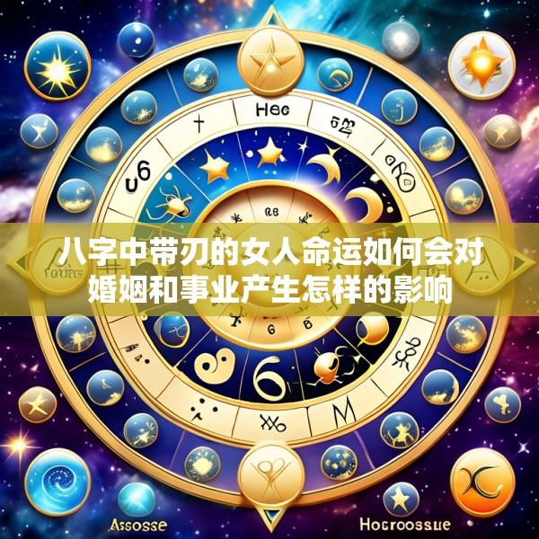 八字中带刃的女人命运如何会对婚姻和事业产生怎样的影响