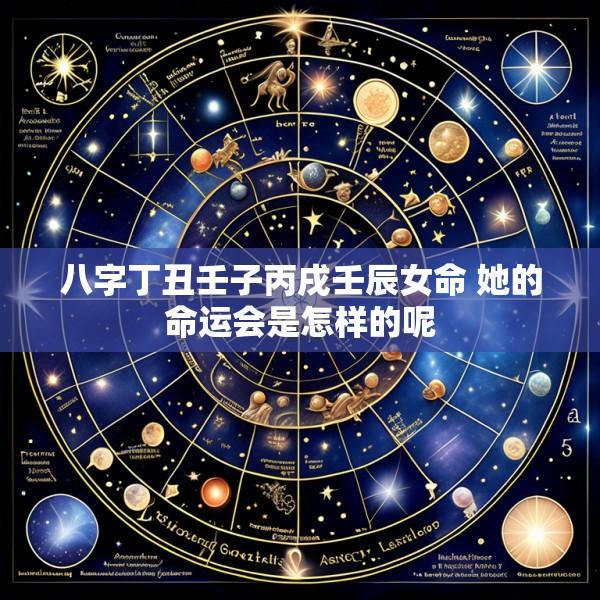 八字丁丑壬子丙戌壬辰女命 她的命运会是怎样的呢