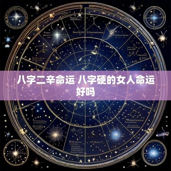 八字二辛命运 八字硬的女人命运好吗
