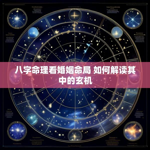 八字命理看婚姻命局 如何解读其中的玄机