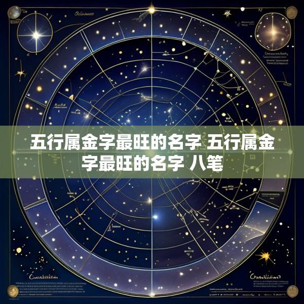 五行属金字最旺的名字 五行属金字最旺的名字 八笔