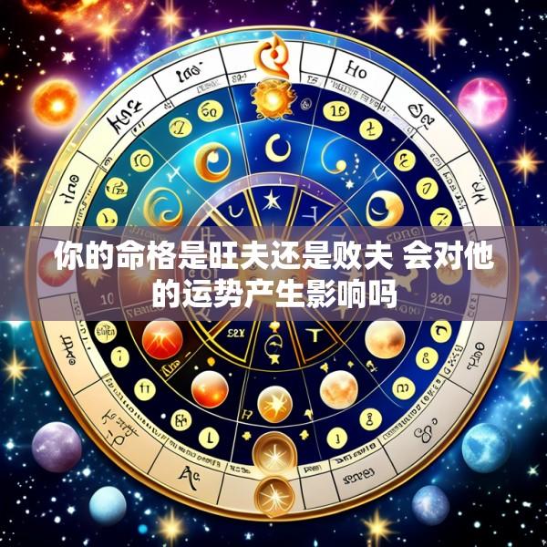 你的命格是旺夫还是败夫 会对他的运势产生影响吗