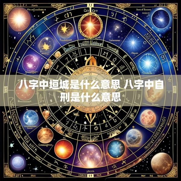 八字中垣城是什么意思 八字中自刑是什么意思