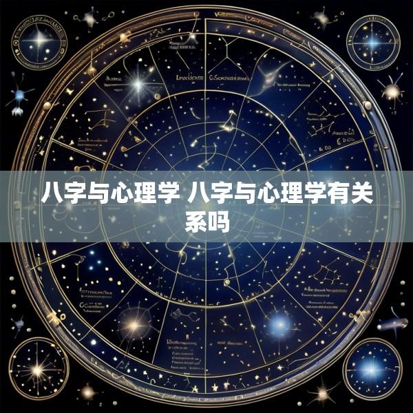 八字与心理学 八字与心理学有关系吗