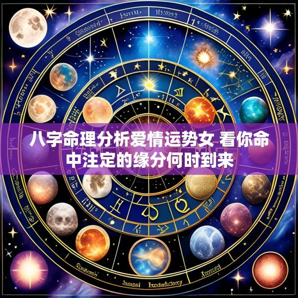 八字命理分析爱情运势女 看你命中注定的缘分何时到来
