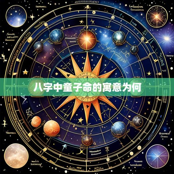 八字中童子命的寓意为何