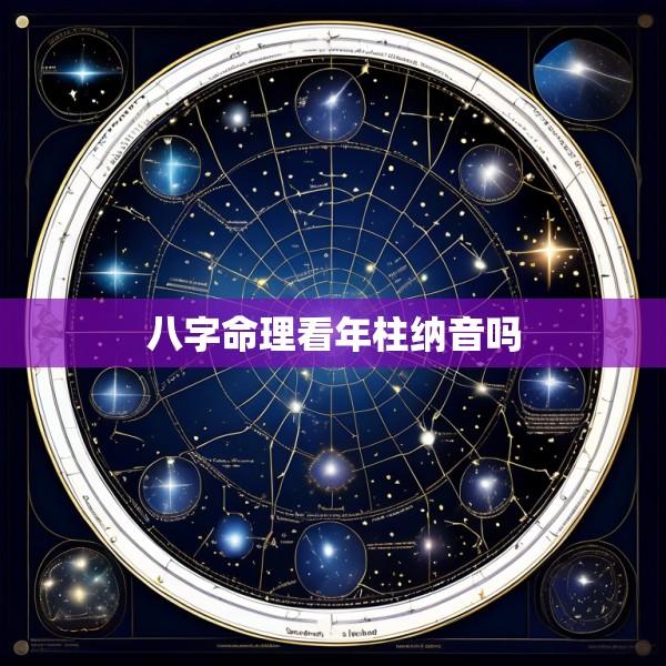 八字命理看年柱纳音吗
