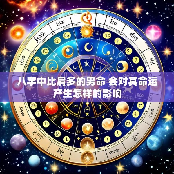 八字中比肩多的男命 会对其命运产生怎样的影响