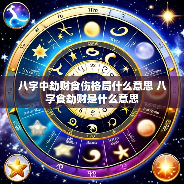 八字中劫财食伤格局什么意思 八字食劫财是什么意思
