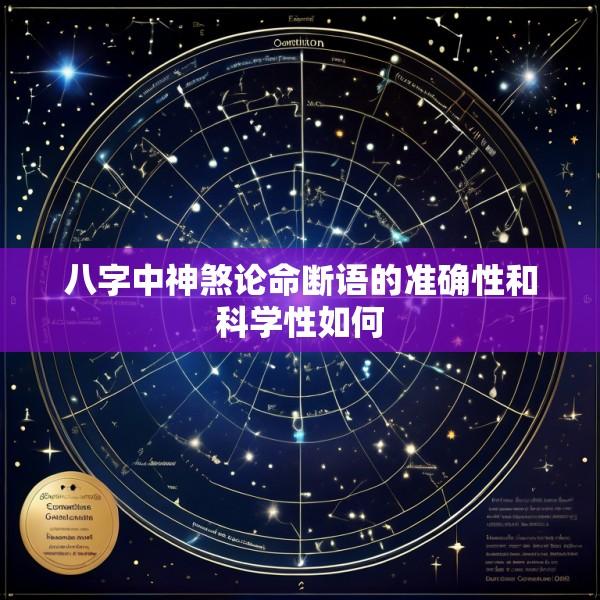 八字中神煞论命断语的准确性和科学性如何