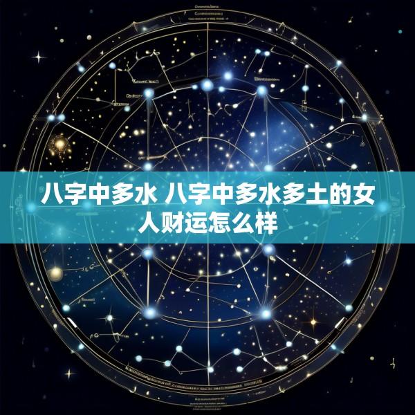 八字中多水 八字中多水多土的女人财运怎么样