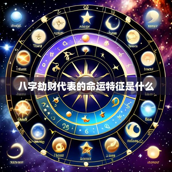 八字劫财代表的命运特征是什么
