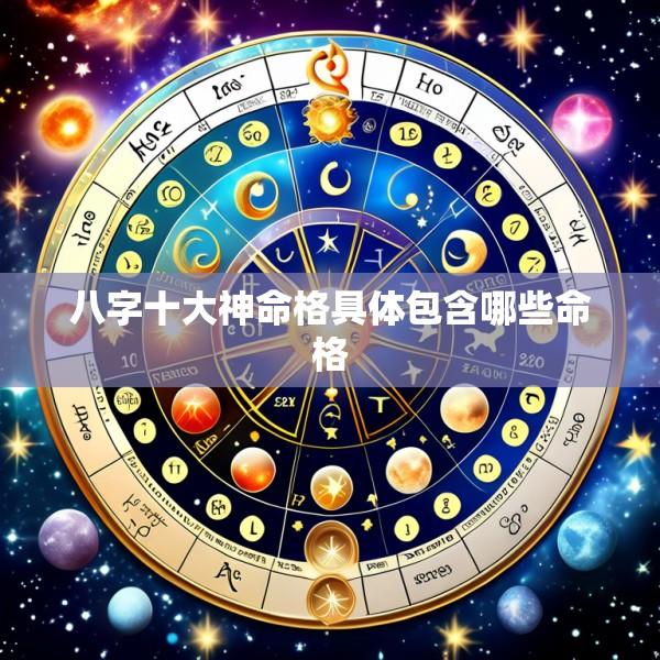 八字十大神命格具体包含哪些命格