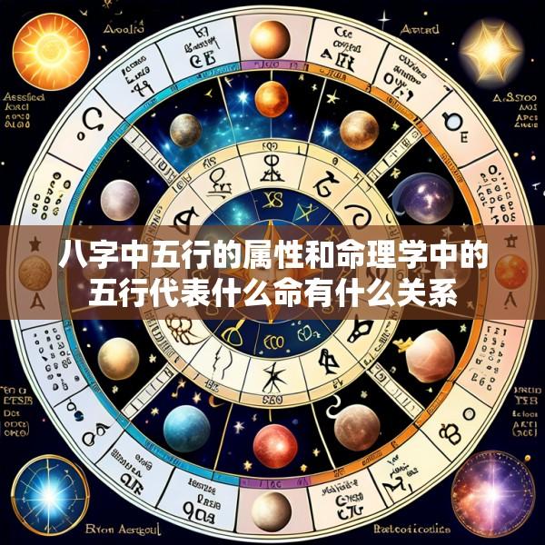八字中五行的属性和命理学中的五行代表什么命有什么关系