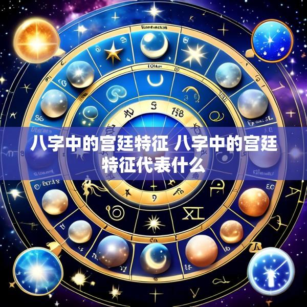 八字中的宫廷特征 八字中的宫廷特征代表什么