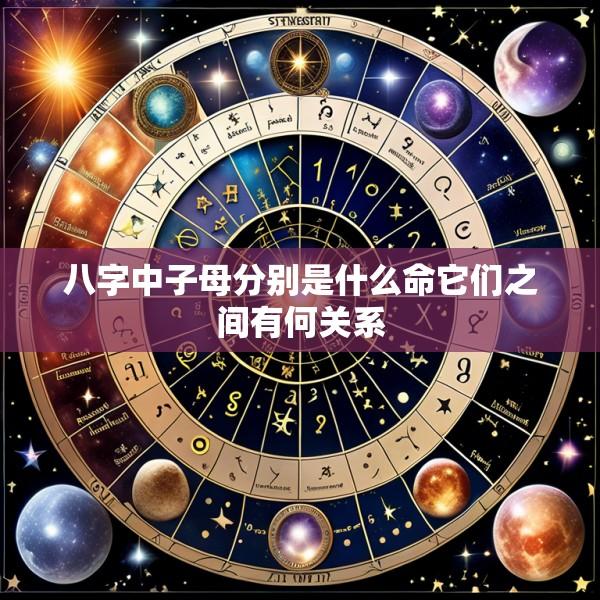 八字中子母分别是什么命它们之间有何关系