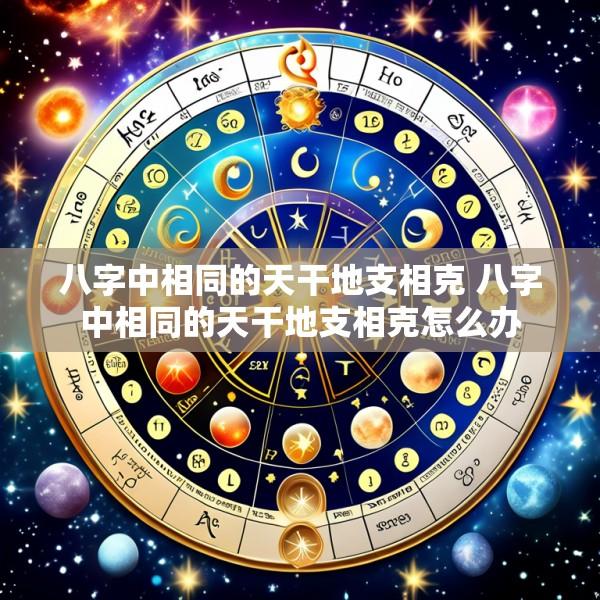 八字中相同的天干地支相克 八字中相同的天干地支相克怎么办