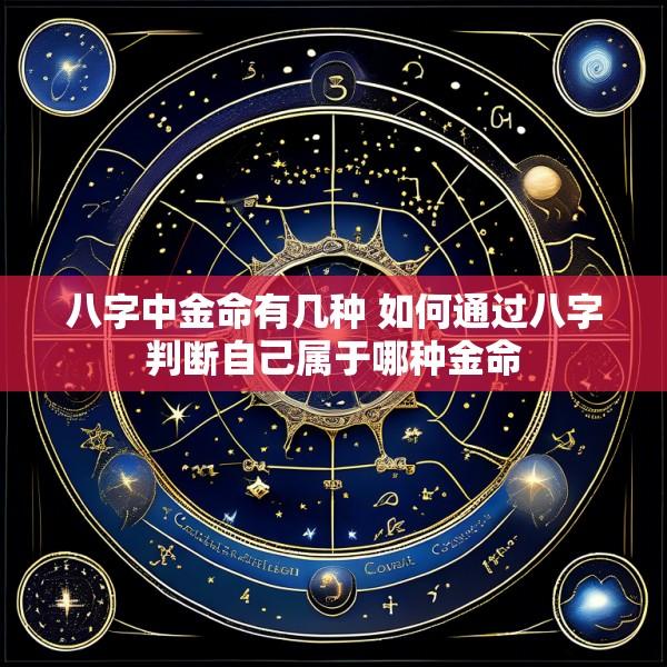 八字中金命有几种 如何通过八字判断自己属于哪种金命