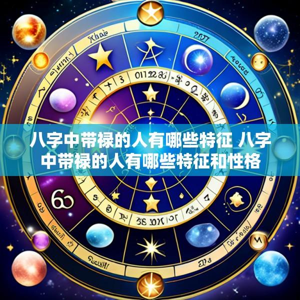 八字中带禄的人有哪些特征 八字中带禄的人有哪些特征和性格