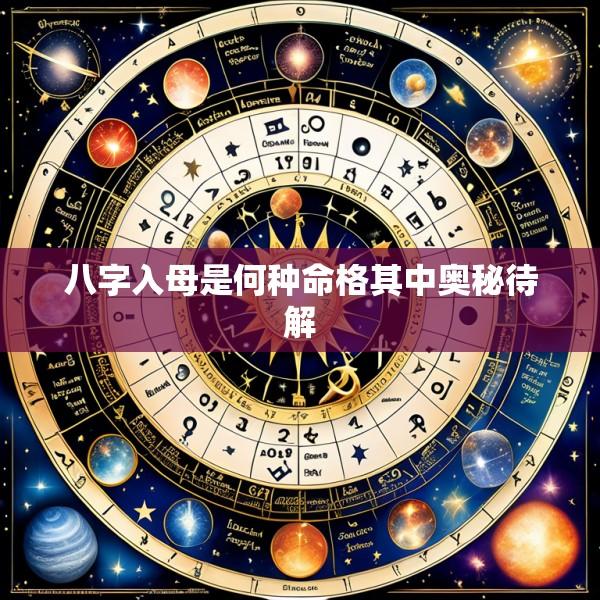 八字入母是何种命格其中奥秘待解